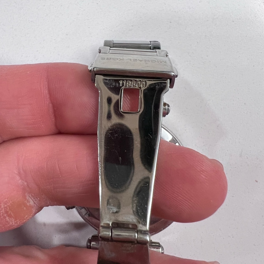 Michael Kors Women’s Silver Chronograph Watch - Picture 6 of 7